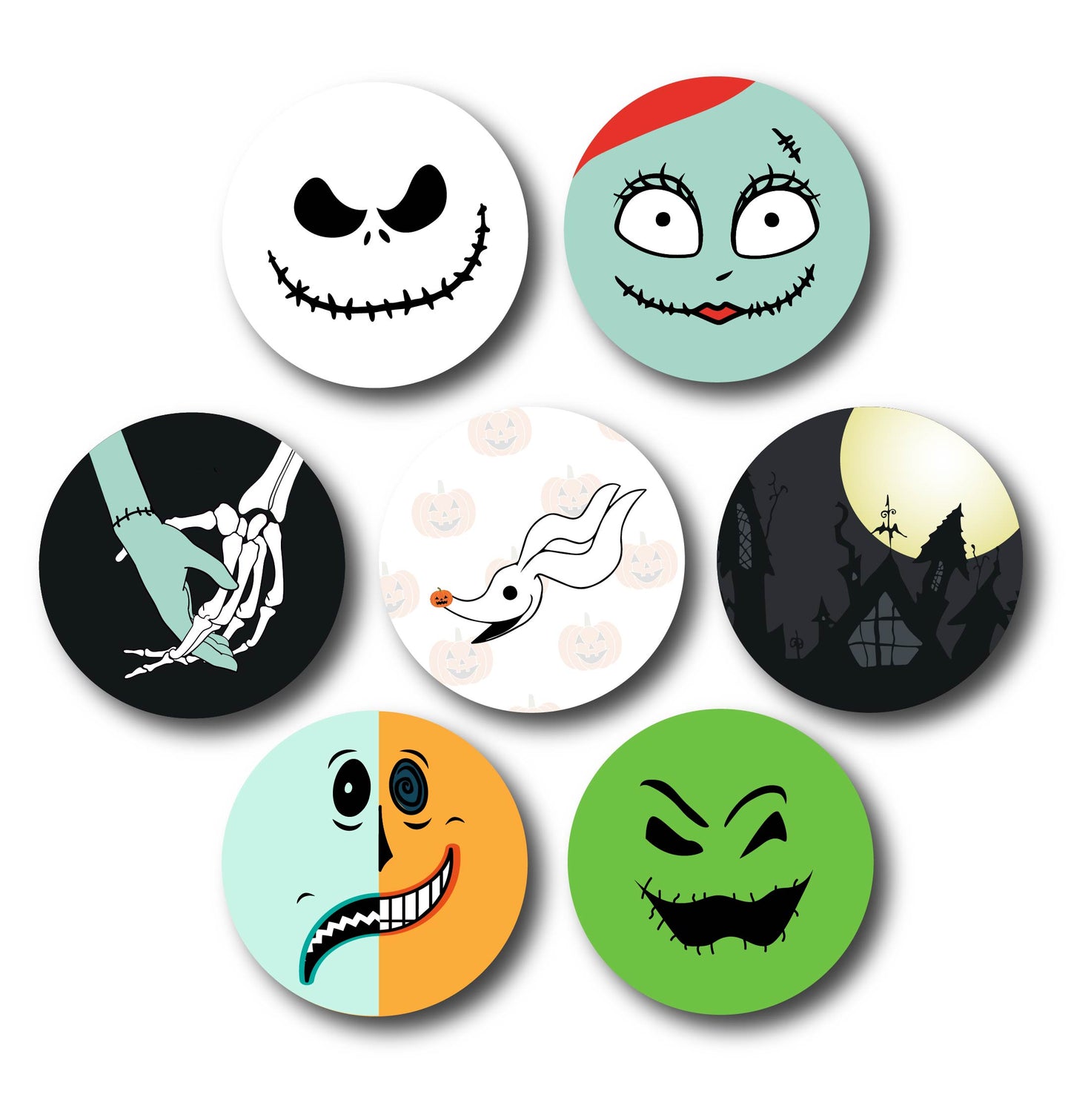 Individual Nightmare Before Christmas Pins